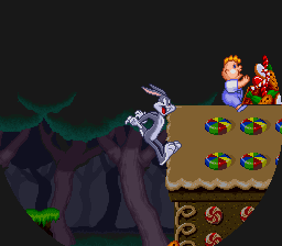 Bugs Bunny in Rabbit Rampage (Europe) In game screenshot
